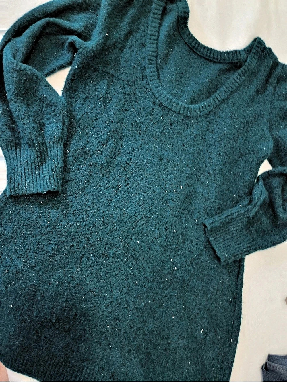 BOLD elements Teal Crew Neck Sweater XL